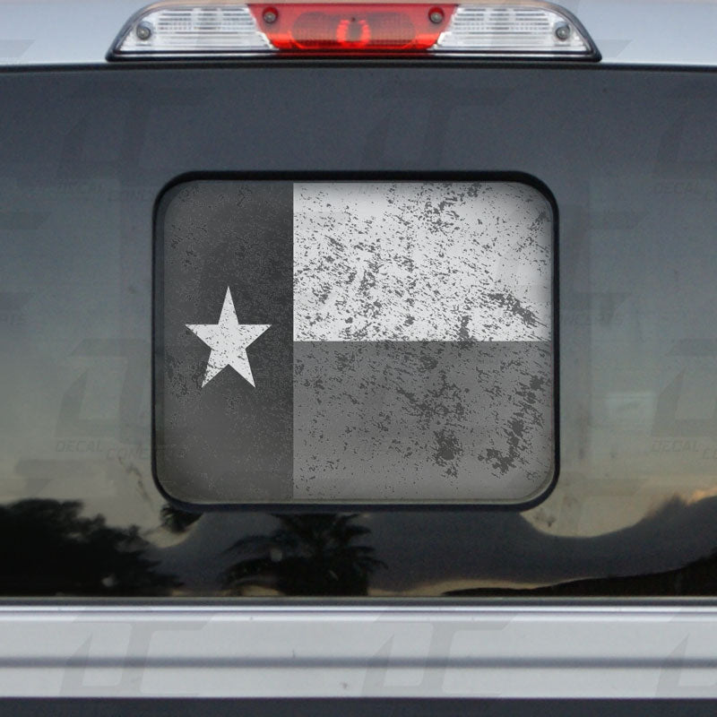 Texas State Flag Rear Window Printed Accent Decal For Ford F150/F250 (2015-2024)