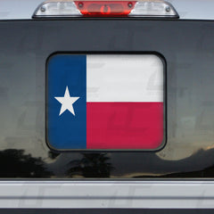 Texas State Flag Rear Window Printed Accent Decal For Ford F150/F250 (2015-2024)