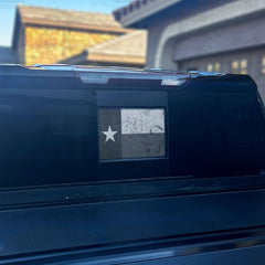 Texas State Flag Rear Window Printed Accent Decal For Silverado/Sierra (2019-2024)