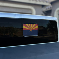 Arizona State Flag Rear Window Printed Accent Decal For Jeep Gladiator (2020-2025)