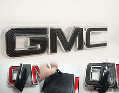 Front Universal Emblem Overlay Wrap For 2007+ GMC