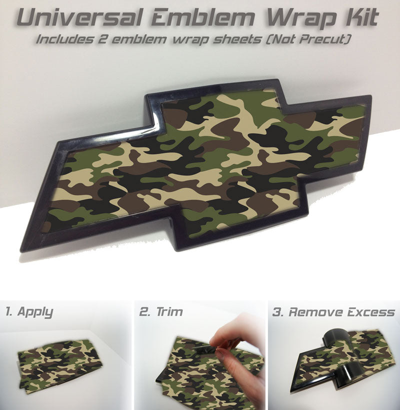 Universal Emblem Overlay Wrap For Chevy Silverado/Tahoe/Camaro/etc