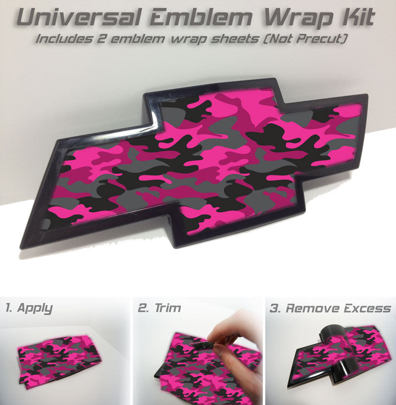 Universal Emblem Overlay Wrap For Chevy Silverado/Tahoe/Camaro/etc