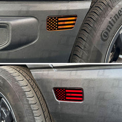 American Flag Front/Rear Side Marker Accent Decal Kit For Ford Bronco Sport (2021+)