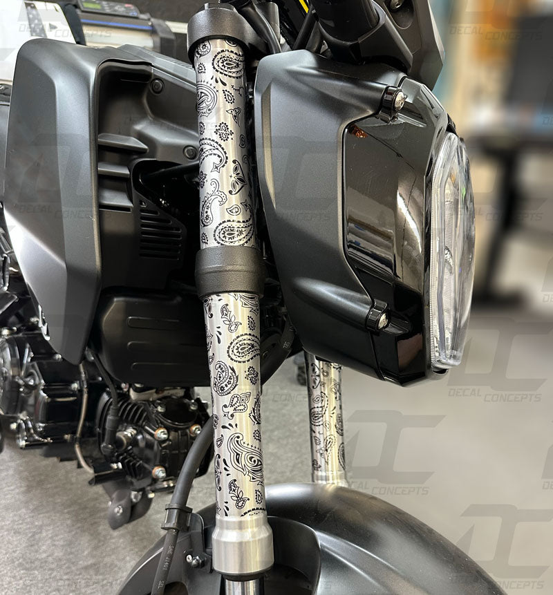 Fork Tube Accent Decal Kit For Honda Grom (2014-2023)