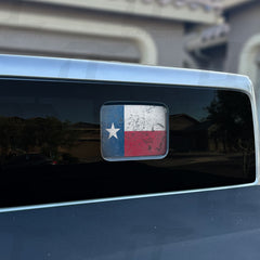 Texas State Flag Rear Window Printed Accent Decal For Jeep Gladiator (2020-2025)