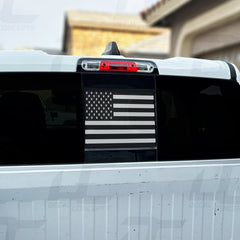 American Flag Standard Rear Window Printed Accent Decal For Dodge Ram (2019-2024)