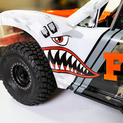 Flying Tigers Bomber Style Graphic Body Accent Decal Kit For Traxxas Unlimited Desert Racer (UDR)