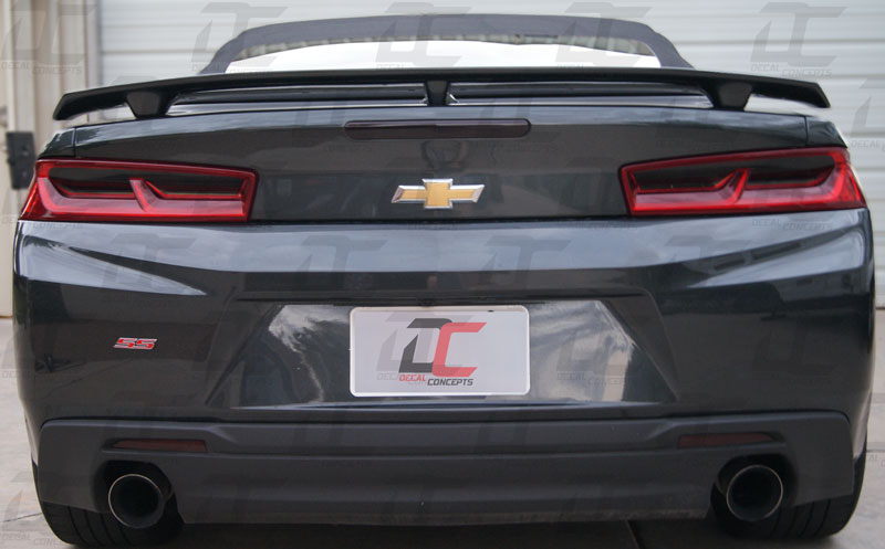 Tail light / Side marker / Reflector Smoked Overlay Tint Kit For Chevy Camaro (2016-2018)