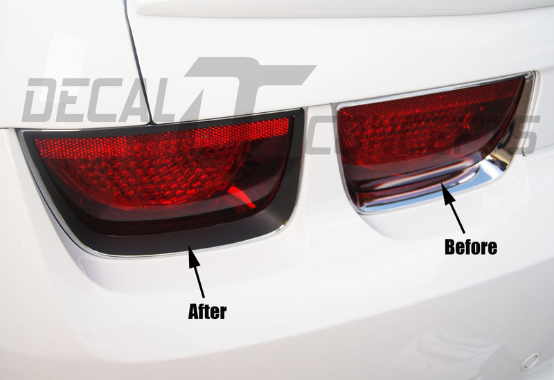 Tail Light Bezel Decal kit For Chevy Camaro (2010-2013)