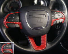 Full Steering Wheel Accent Decal Cover For Dodge Challenger (2015-2023)