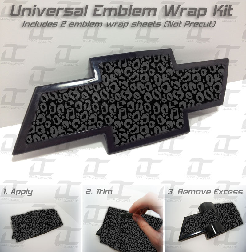 Universal Emblem Overlay Wrap For Chevy Silverado/Tahoe/Camaro/etc