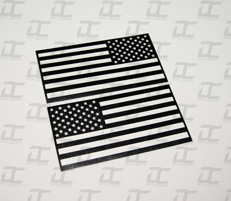 Universal American Flag Fender Decal Kit