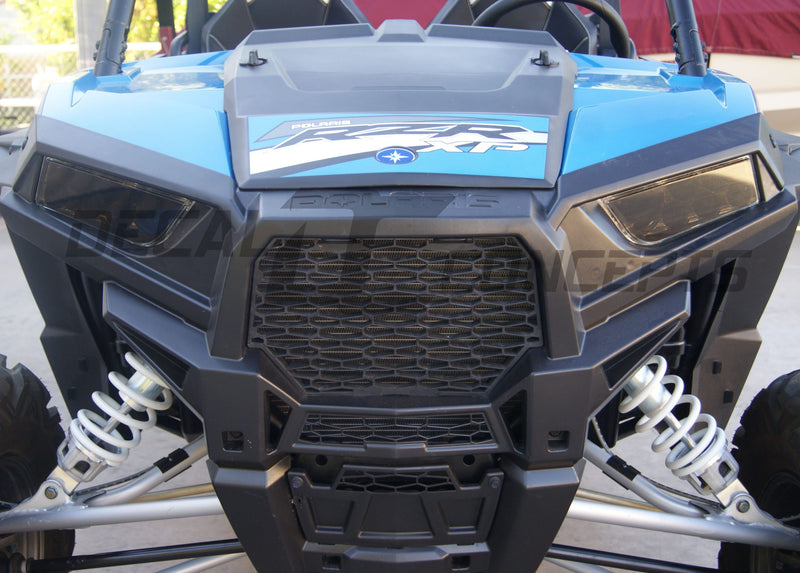 Smoked Headlight Tint Covers For Polaris RZR 1000