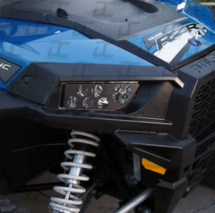 Headlight Decal Overlay Kit For Polaris RZR 1000