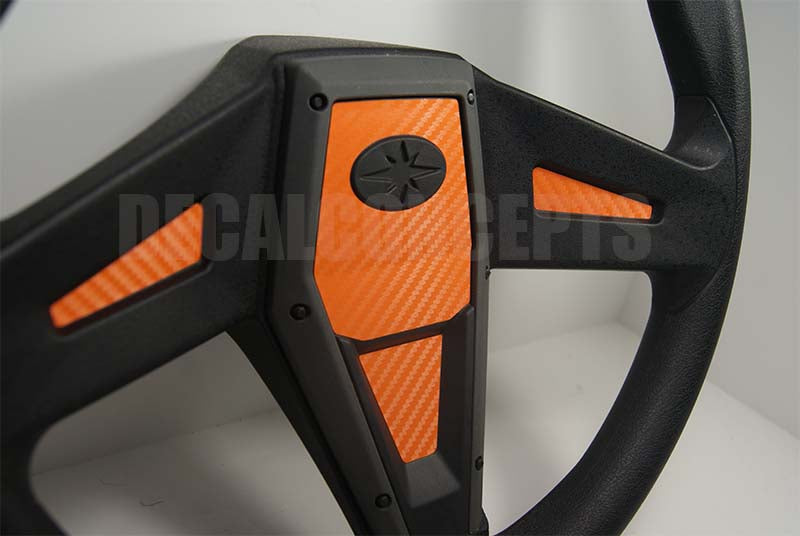 Steering Wheel Decal Graphic Kit - For Polaris RZR 1000 & General