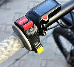 Carbon Fiber Handle Bar Controls Accent Decal Wrap Kit For Surron