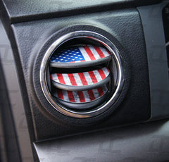 American Flag Interior AC Vent Accent Decal Kit For Tundra/Tacoma (2014-2021)(2016-2023)