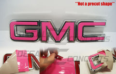 Front Universal Emblem Overlay Wrap For 2007+ GMC