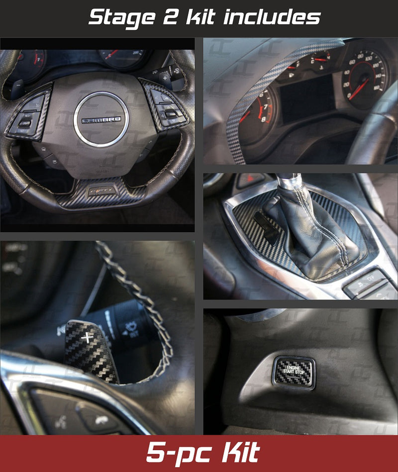 Stage 2 Interior Decal Dress Up Kit For Chevy Camaro (2016-2024)